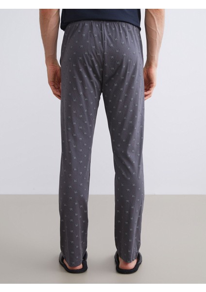 Yeni Sezon Ince Desenli Erkek Pijama Alt fırsatları