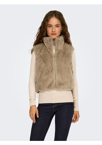 Dana Faux Fur Polar Kadın Yelek 15348986
