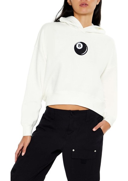 Lucky Yazılı Baskılı Sweatshirt fiyatları