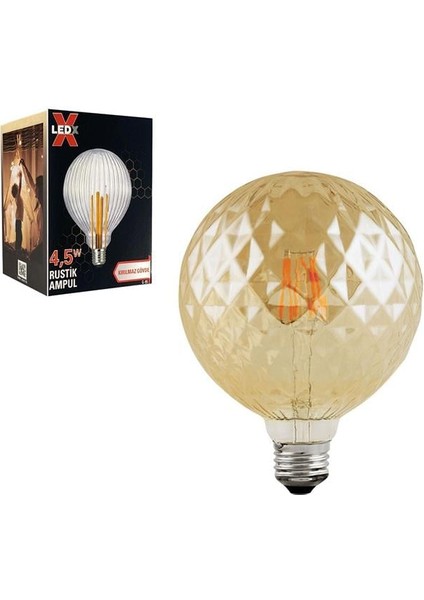 Ledx Gds-95 Kırılmaz Gövde 4,5 Watt Rustik Ampul