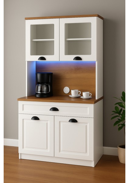 Montaj Classico Çok Amaçlı Kahve Köşesi LED Işıklı,modern Tasarım fiyatları