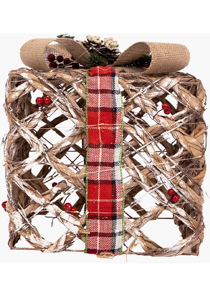 Işıklı Kırmızı, Siyah Şeritli Hediye Paket Seti 15+20+25CM (Kendinden Led'li) fiyatları