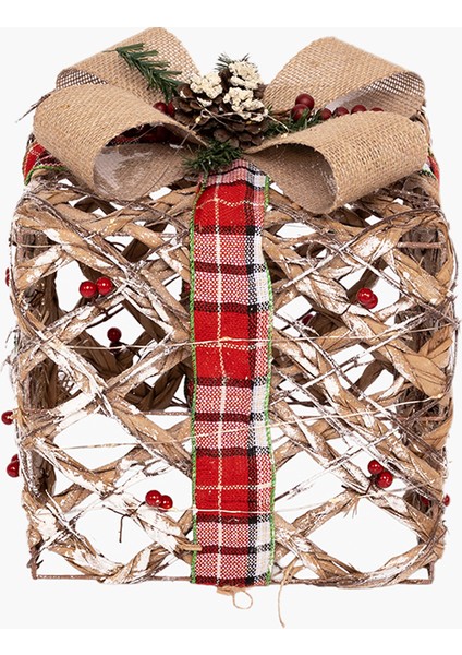 Işıklı Kırmızı, Siyah Şeritli Hediye Paket Seti 15+20+25CM (Kendinden Led'li) modelleri