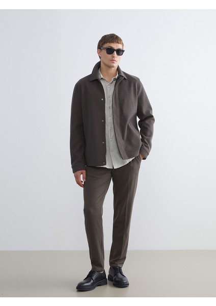 Yeni Sezon Standart Kalıp Gömlek Yaka Erkek Kaşe Mont fiyatları