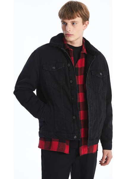 Yeni Sezon Standart Kalıp Erkek Jean Ceket