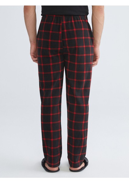 Yeni Sezon Standart Kalıp Ekose Erkek Pijama Alt fırsatları