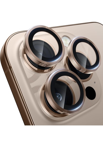 Apple iPhone 16 Pro Max Parmak Izi Bırakmayan Safir Anti-Reflective Sapphire Vault Kamera Lens Koruyucu