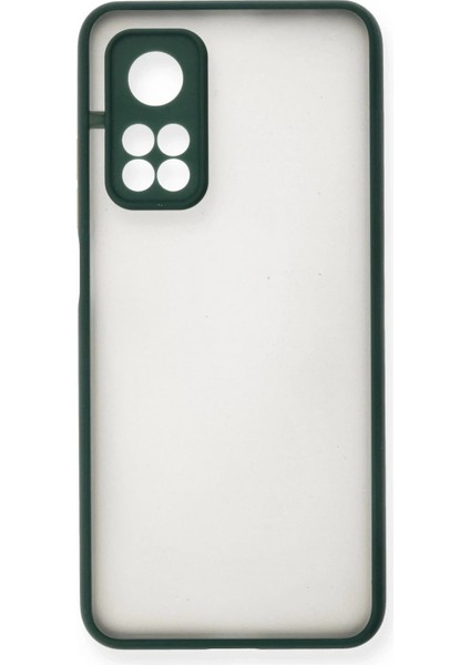 Bfs Xiaomi Mi 10T Kılıf Montreal Silikon Kapak - Yeşil
