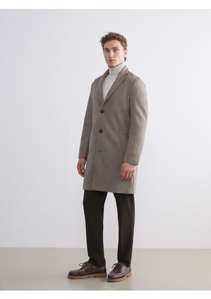 Yeni Sezon Standart Kalıp Erkek Kaşe Kaban fiyatları