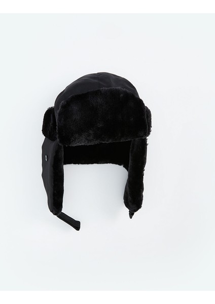 Yeni Sezon Kürklü Erkek Kar Şapkası