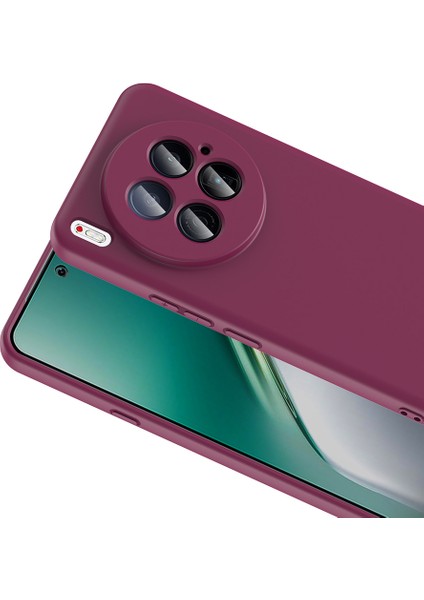 Tecno Camon 40 Premier 5g Uyumlu Kılıf Mara Lansman Soft Silikon Içi Kadife Mürdüm fiyatları