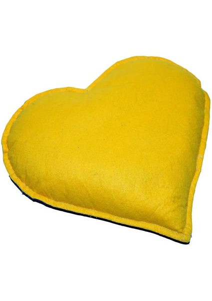 Kalp Desenli Doğal Kaya Tuzu Yastığı Sarı - Lacivert 2-3 kg fiyatları