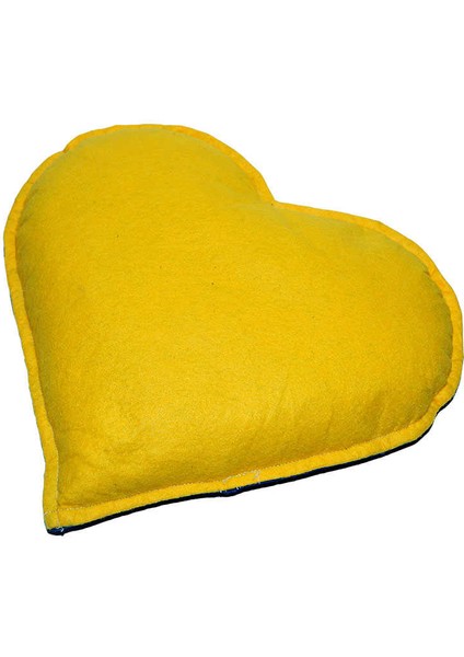 Kalp Desenli Doğal Kaya Tuzu Yastığı Sarı - Lacivert 2-3 kg modelleri