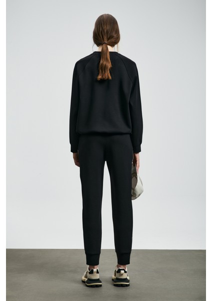 Cessıca Örme Kadın Eşofman Siyah