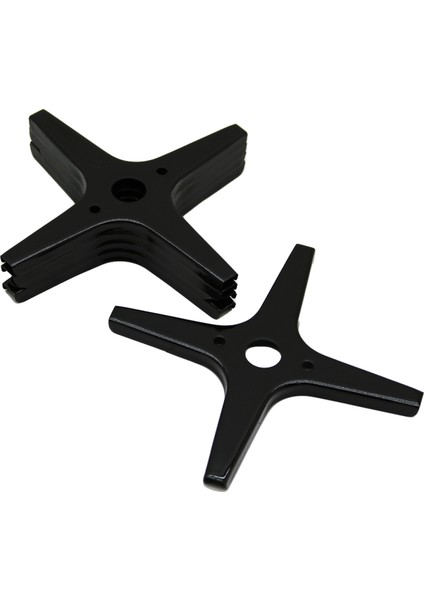 5 Adet Siyah Artı Model Cezvelik Ocak Küçültücü Emaye (4915)