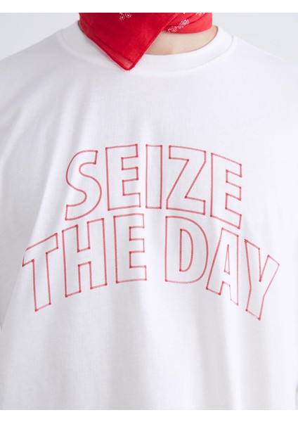 Yeni Sezon Bisiklet Yaka Baskılı Penye Erkek Tişört modelleri