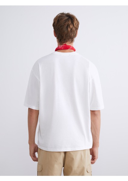 Yeni Sezon Bisiklet Yaka Baskılı Penye Erkek Tişört fırsatları