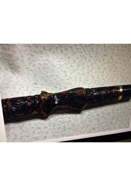 Avrupa Yapımı Ahşap El Oyması Pipo 22 cm Uzunluğunda