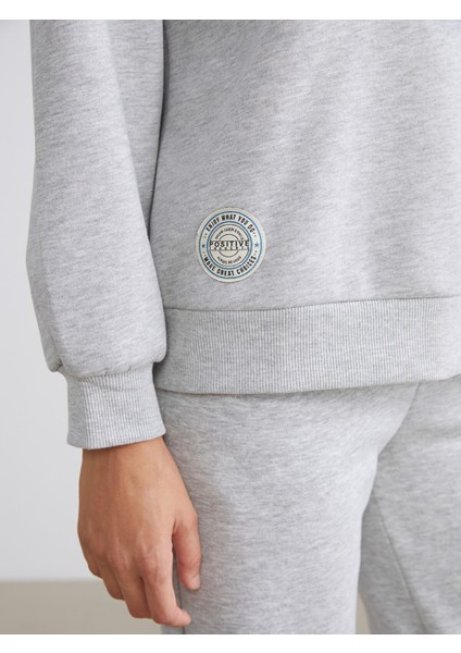 Yeni Sezon Nakışlı Oversize Kadın Kalın Hoodie modelleri