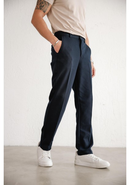 Erkek Rahat Kesim Lacivert Pantolon fiyatları