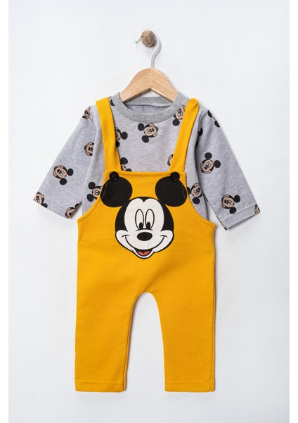 Mickey Mouse Baskılı Içi Badili Salopet Bebek Tulumu fiyatları