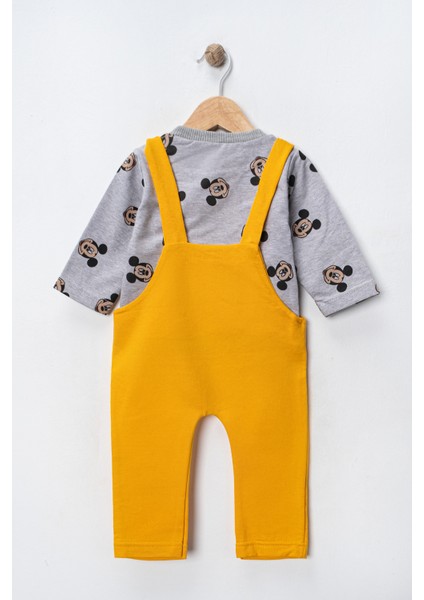 Mickey Mouse Baskılı Içi Badili Salopet Bebek Tulumu indirimleri