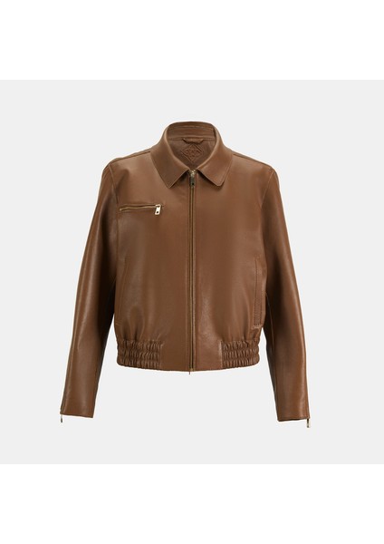 Limited Edition Kadın Taba Fermuarlı Bomber Mont fiyatları