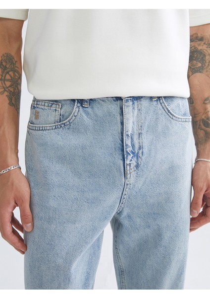 Yeni Sezon Baggy Fit Erkek Jean Pantolon fırsatları