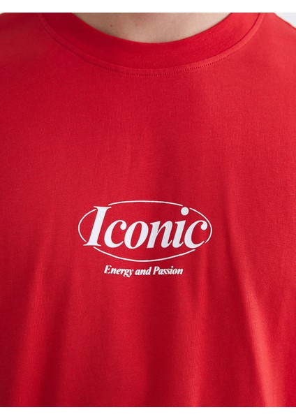 Yeni Sezon Bisiklet Yaka Baskılı Penye Erkek Tişört modelleri