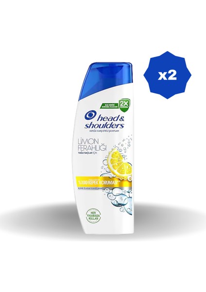 Head & Shoulders Limon Ferahlığı Şampuan 330 ml - (2 Adet)