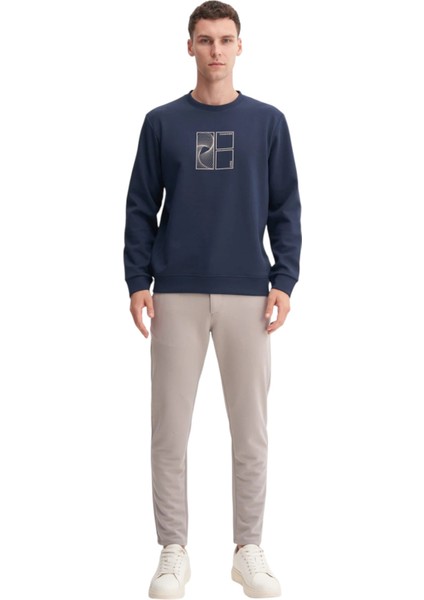 Erkek Bisiklet Yaka Sweatshirt CAZ.53290