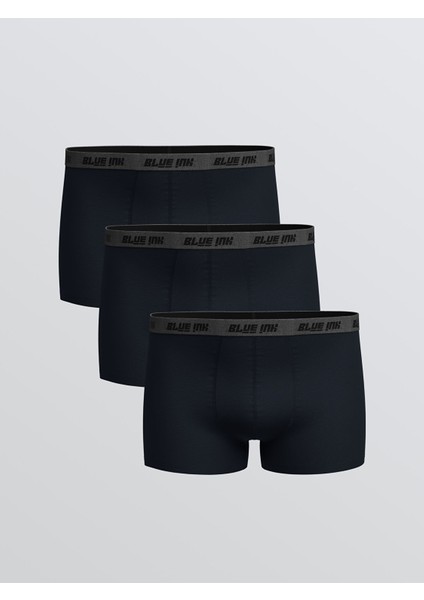 Yeni Sezon Standart Kalıp Pamuklu Esnek Erkek Boxer 3'lü