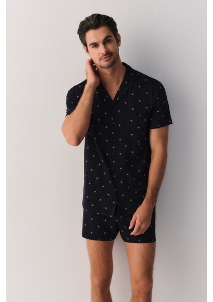 Treasure Modal Erkek Maskülen Şort Pijama Takımı fiyatları