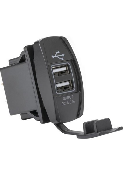 Powermaster IC-266-C-3 Marin Tip 2'li Gömme USB 5V 3.1A 12-24VOLT