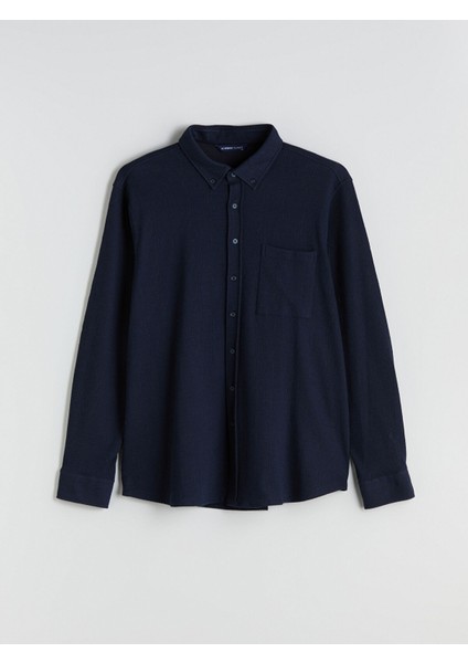 Yeni Sezon Büyük Beden Dokulu Erkek Gömlek indirimleri