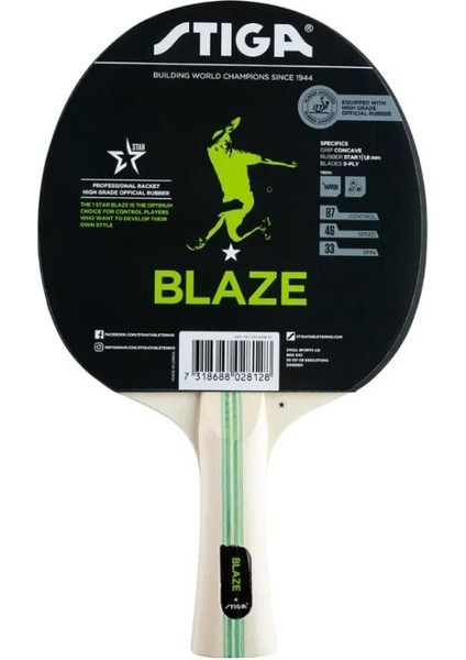 Bat Blaze-1 Star Masa Tenis Raketi 1211-6018-01