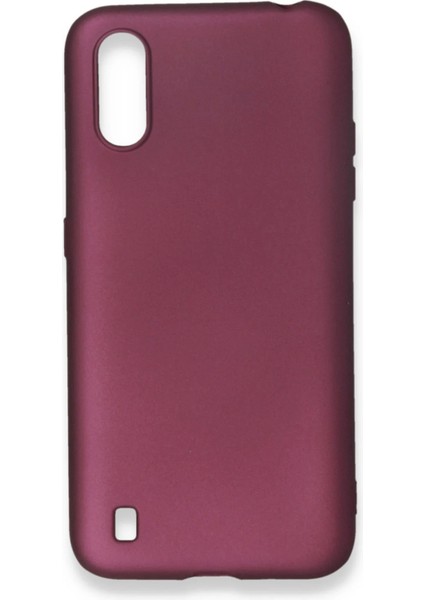 Bfs Samsung Galaxy A01 Kılıf First Silikon - Mürdüm