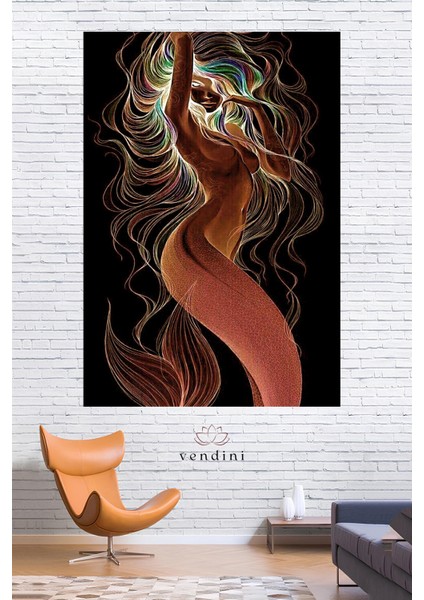 Kaliteli Kumaş, Canlı Renkler Duvar Halısı Duvar Örtüsü Wall Tapestry