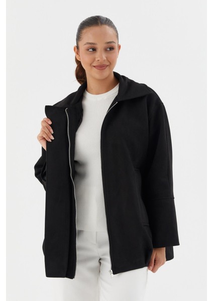 Süet Ceket Sıyah