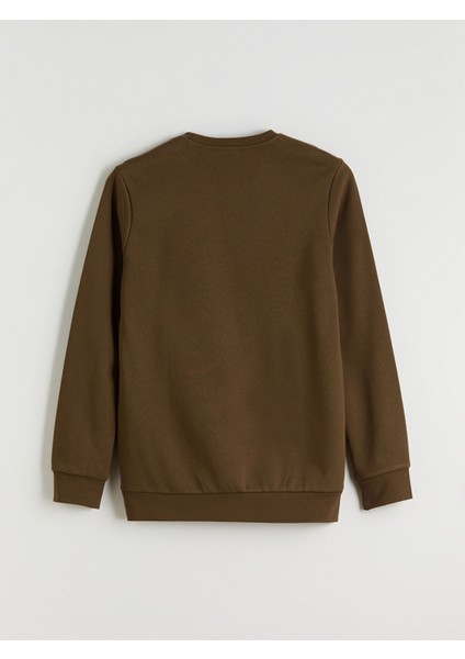 Yeni Sezon Bisiklet Yaka Erkek Sweatshirt modelleri
