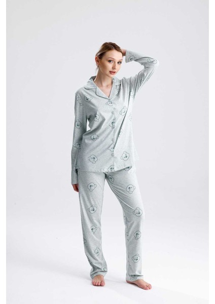 Pamuklu Pijama Takımı 5009