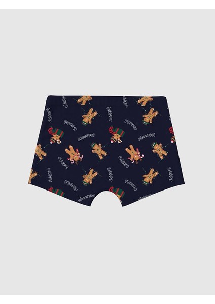 Yılbaşı Temalı Erkek Çocuk Boxer 3'lü (W5) modelleri