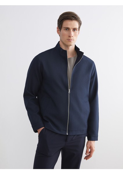 Yeni Sezon Dik Yaka Uzun Kollu Erkek Mont