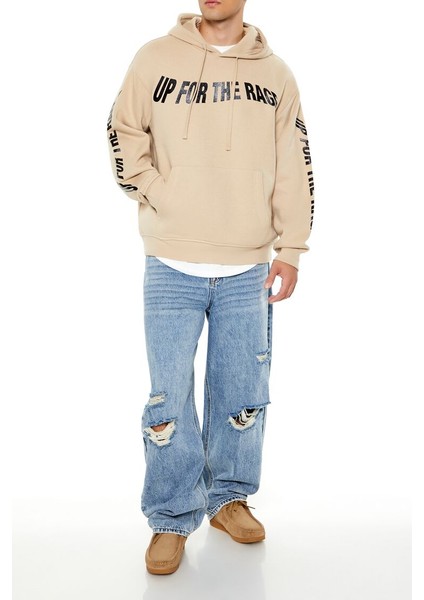 Baskılı Kapüşonlu Sweatshirt fırsatları