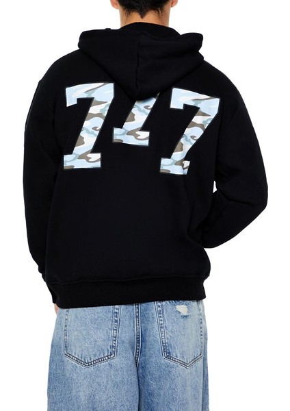 Baskılı Kapüşonlu Sweatshirt modelleri