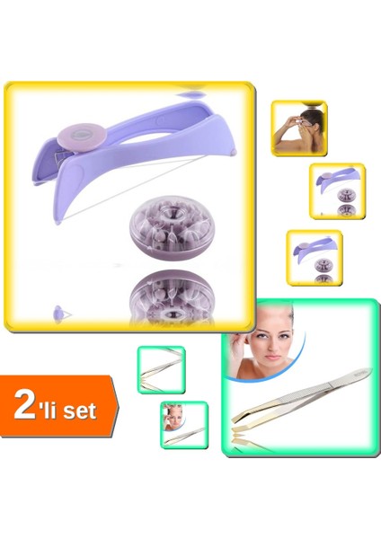 Pratik Tüy Alıcı + Altın Uçlu Cımbız 2li Set – Hızlı ve Kolay Tüy Alma Yöntemi XY4T9Q