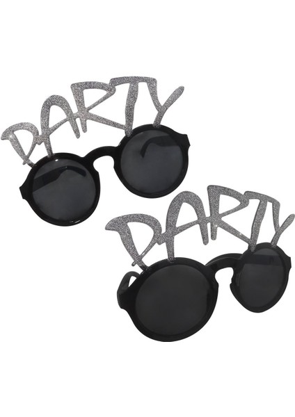 Gümüş Simli Party Yazılı Parti Gözlüğü Show fiyatları
