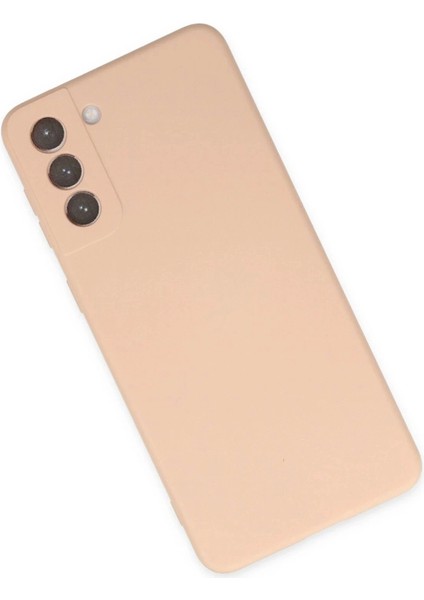 Bfs Samsung Galaxy S21 Fe Kılıf Nano Içi Kadife Silikon - Pudra modelleri
