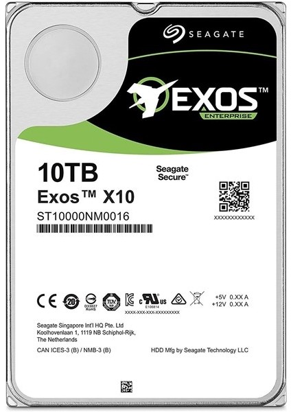 <![cdata[seagate 3.5" 10TB Exos ST10000NM0016 7200 Rpm 256MB Sata-3 Nas ve Güvenlik Diski]]>