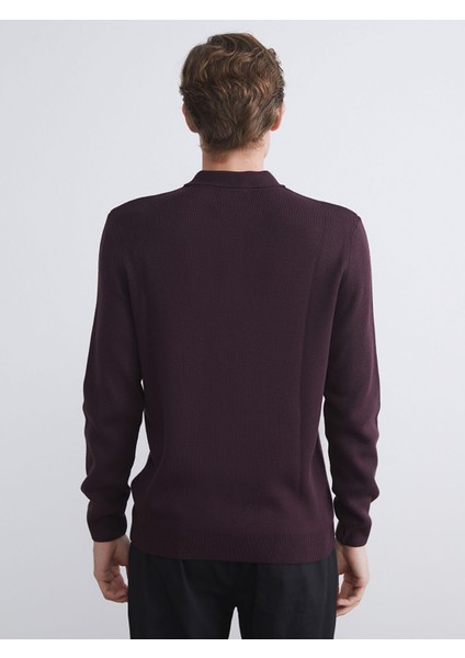 Yeni Sezon Polo Yaka Uzun Kollu Erkek Triko Kazak fırsatları